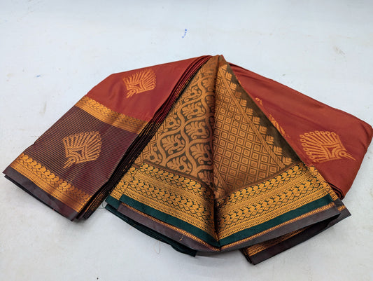 kuttu Border SOFT SILK Sarees