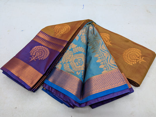 kuttu Border SOFT SILK Sarees