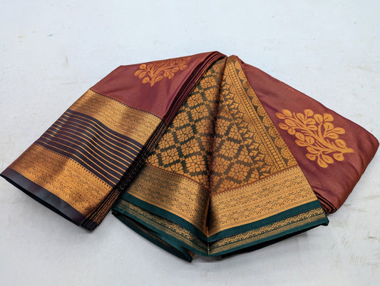 Fancy Border SOFT SILK Sarees