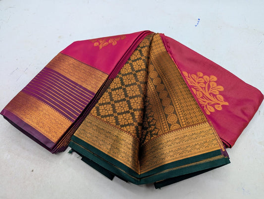 Fancy Border SOFT SILK Sarees