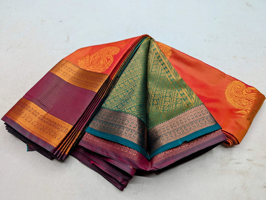 Fancy Border SOFT SILK Sarees