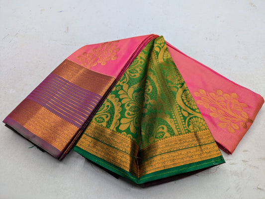 Fancy Border SOFT SILK Sarees