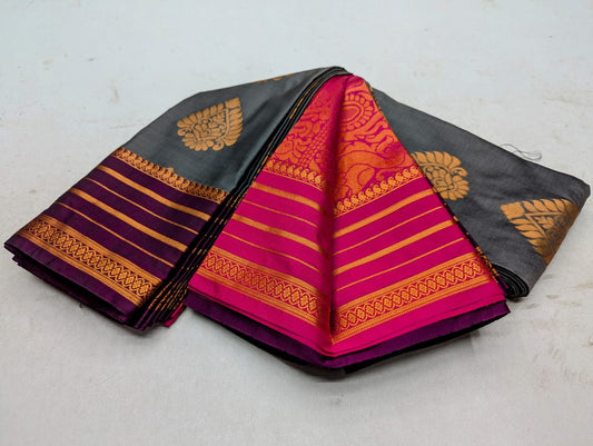 Fancy Border SOFT SILK Sarees