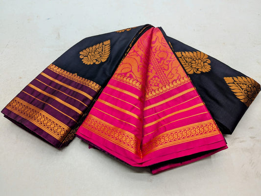 Fancy Border SOFT SILK Sarees