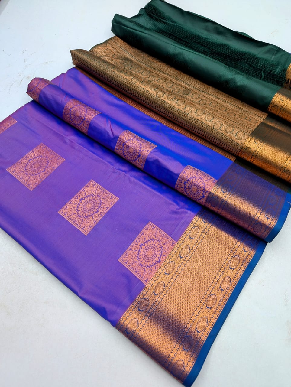 Fancy Border SOFT SILK Sarees