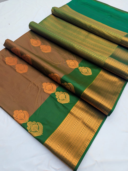 Fancy Border SOFT SILK Sarees