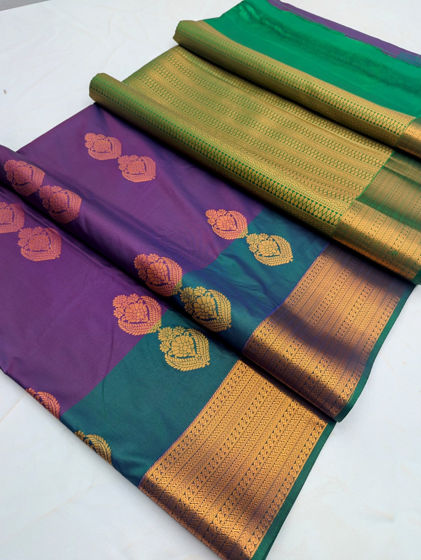 Fancy Border SOFT SILK Sarees