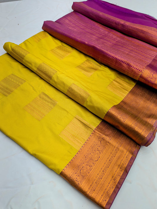 Fancy Border SOFT SILK Sarees