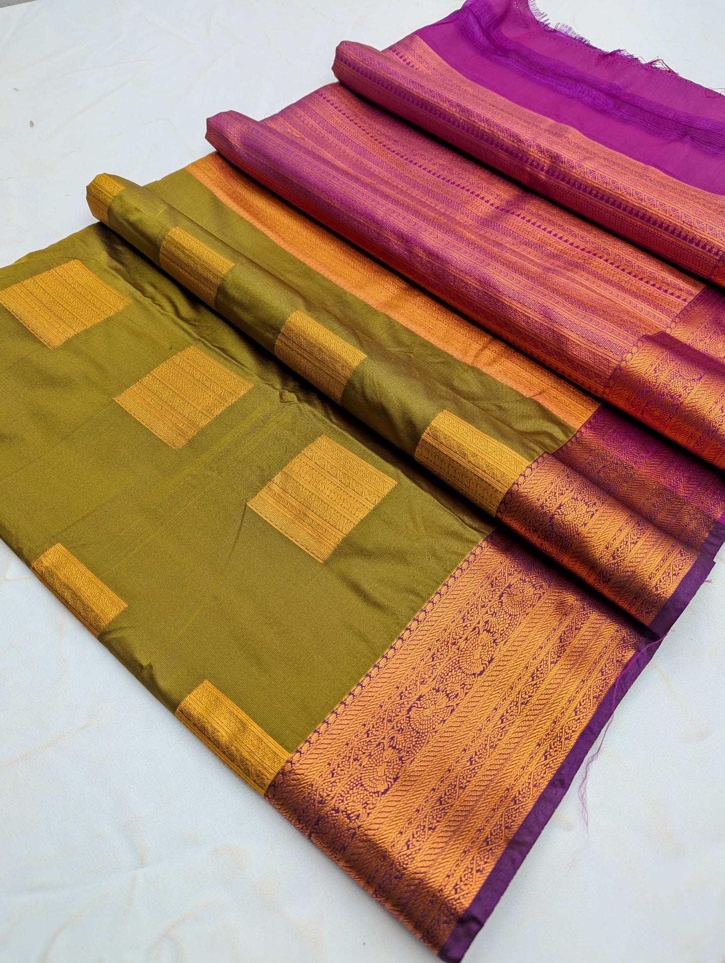 Fancy Border SOFT SILK Sarees