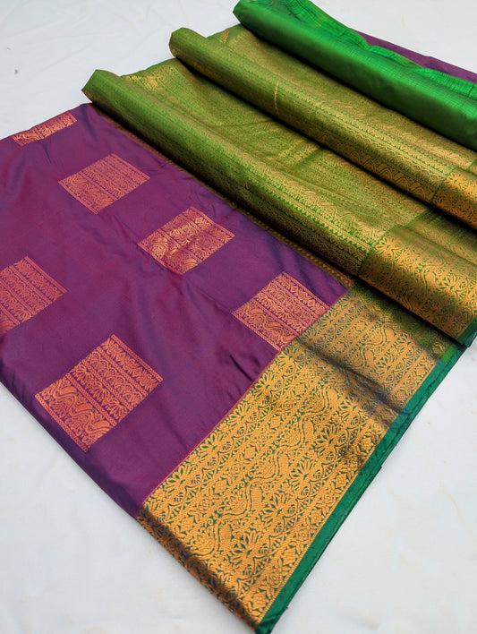 Fancy Border SOFT SILK Sarees