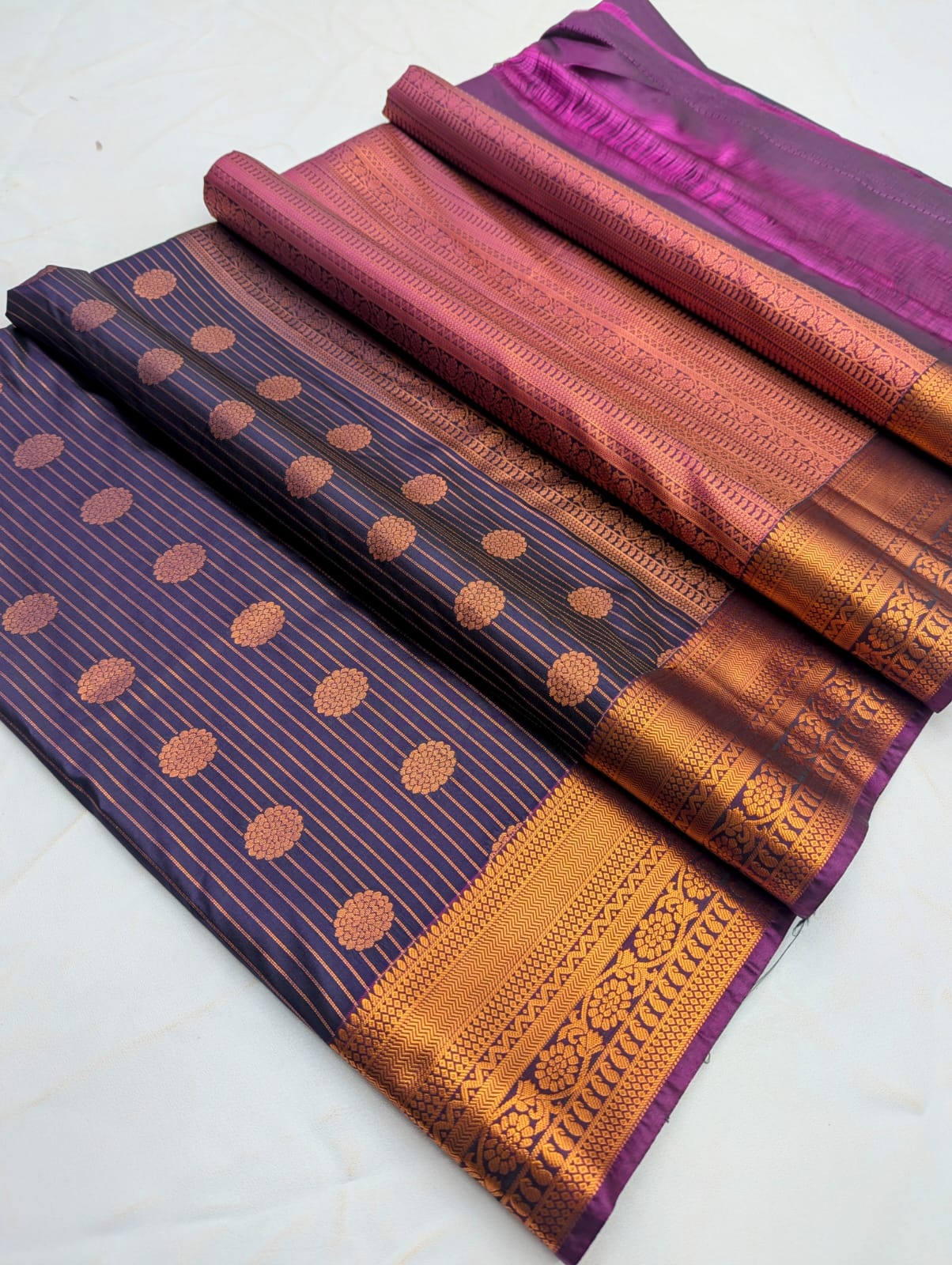 Fancy Border SOFT SILK Sarees