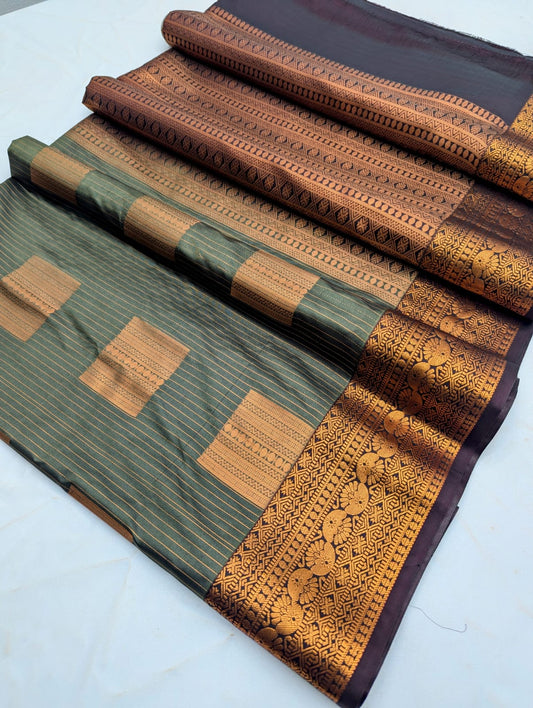 Fancy Border SOFT SILK Sarees