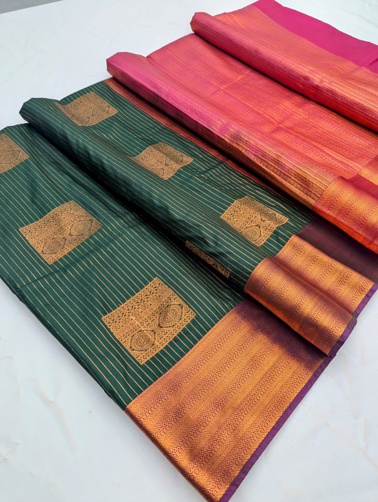 Fancy Border SOFT SILK Sarees