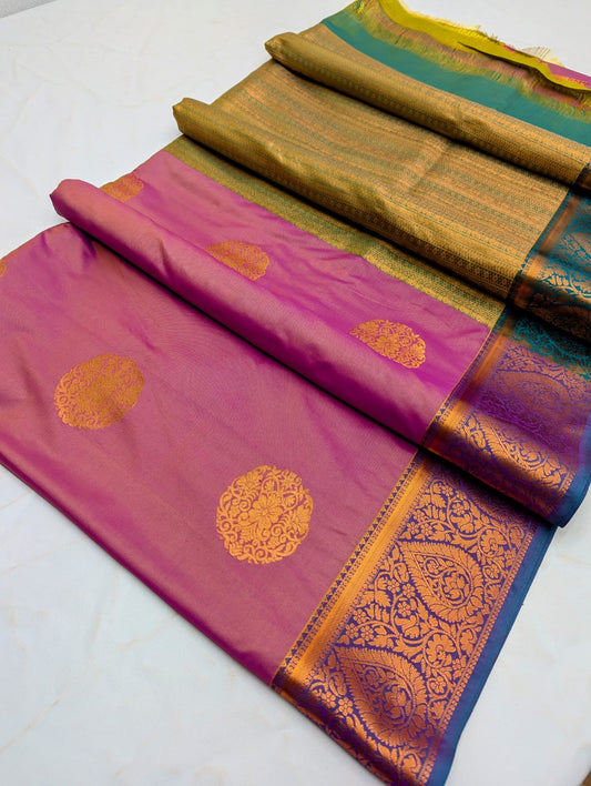 Fancy Border SOFT SILK Sarees