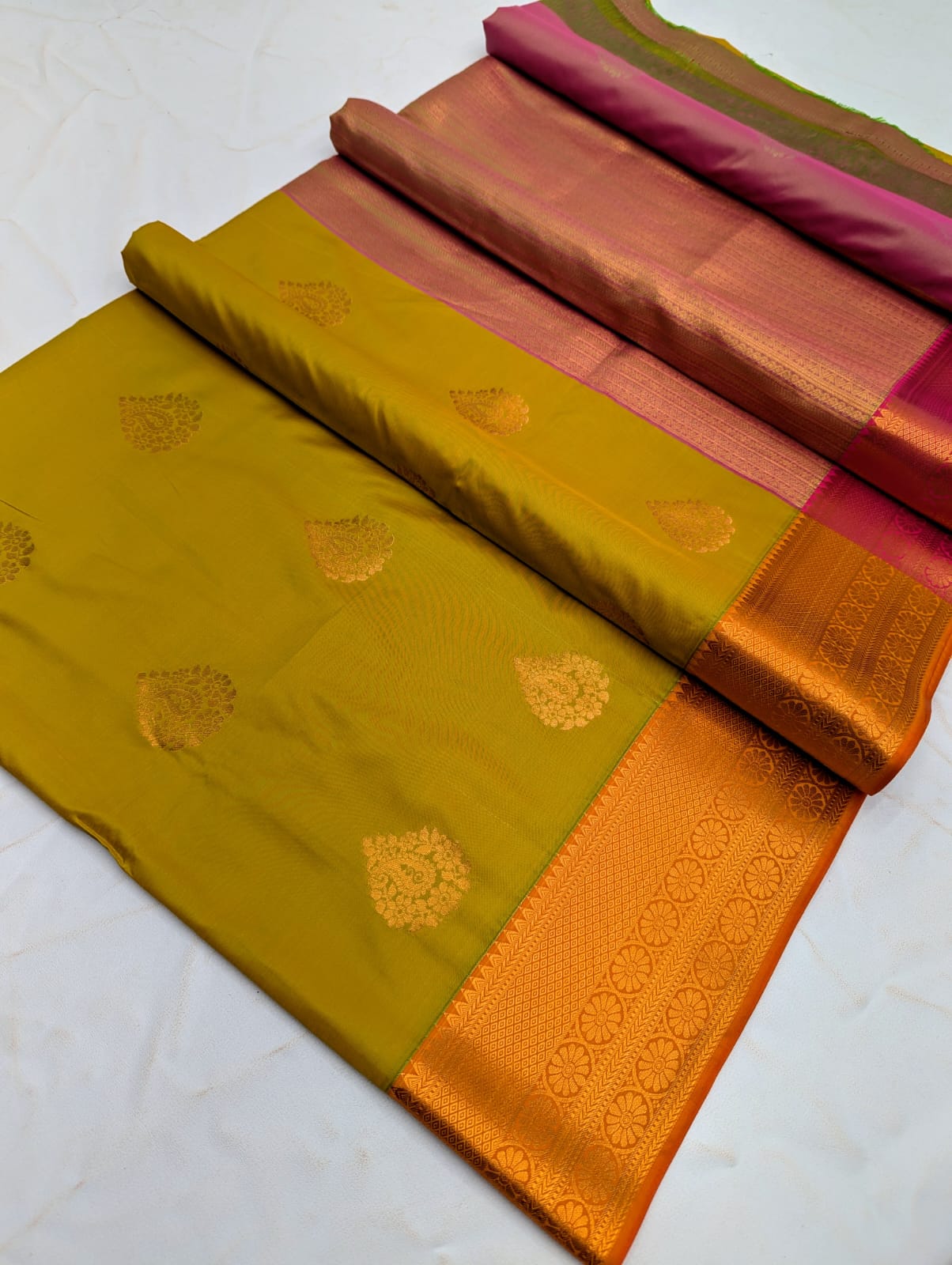 Fancy Border SOFT SILK Sarees