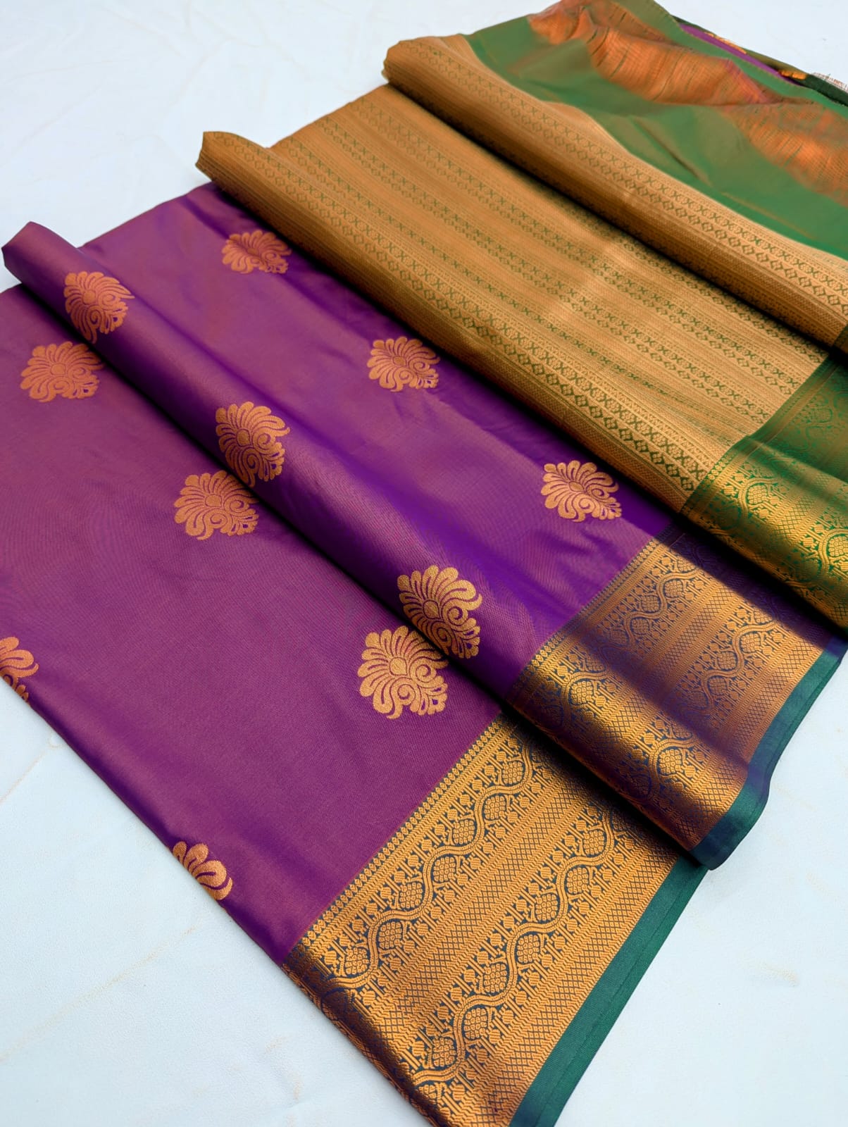 Fancy Border SOFT SILK Sarees