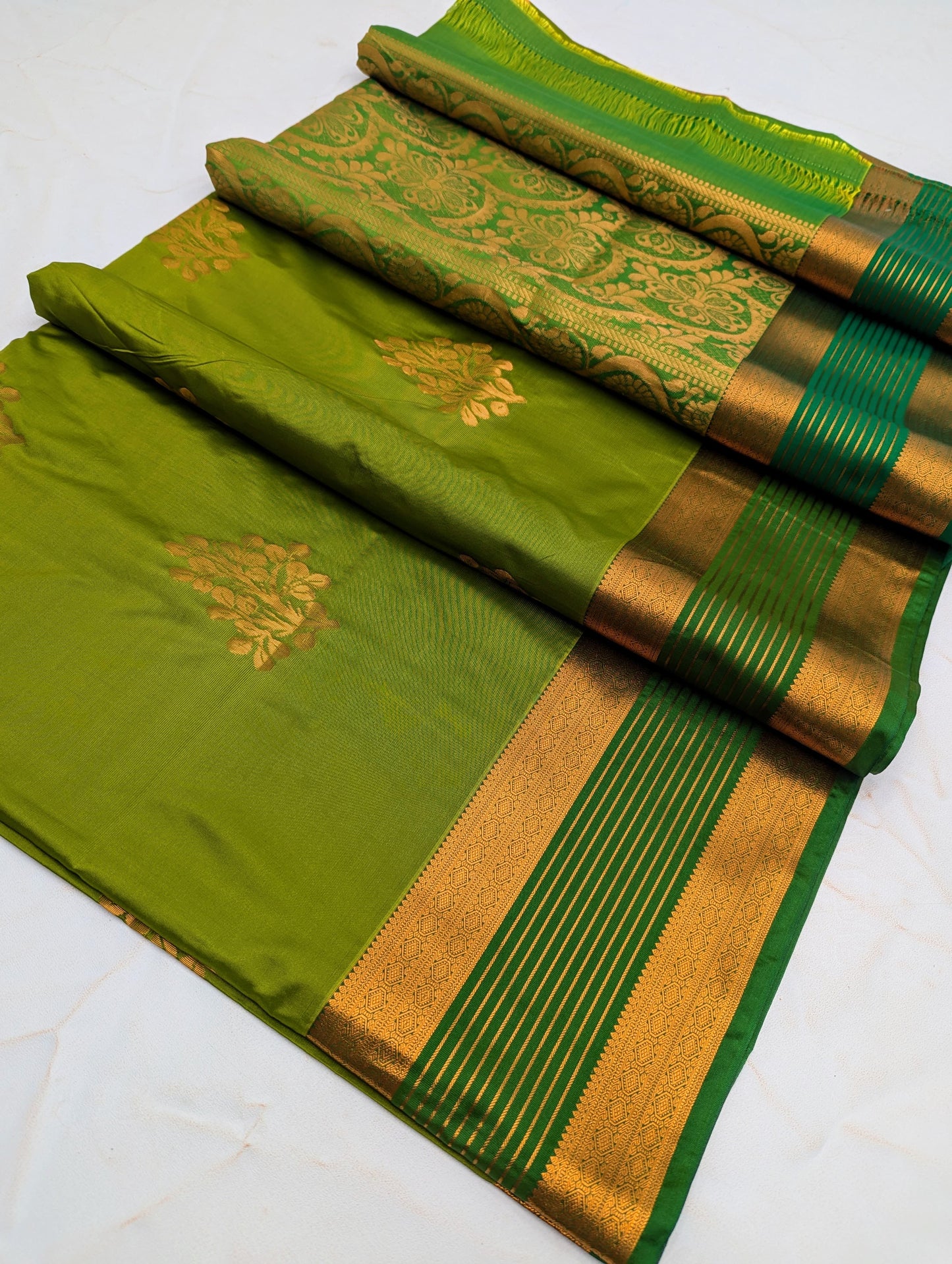 Fancy Border SOFT SILK Sarees _