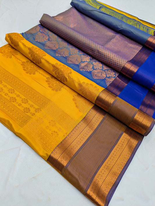 Fancy Border SOFT SILK Sarees