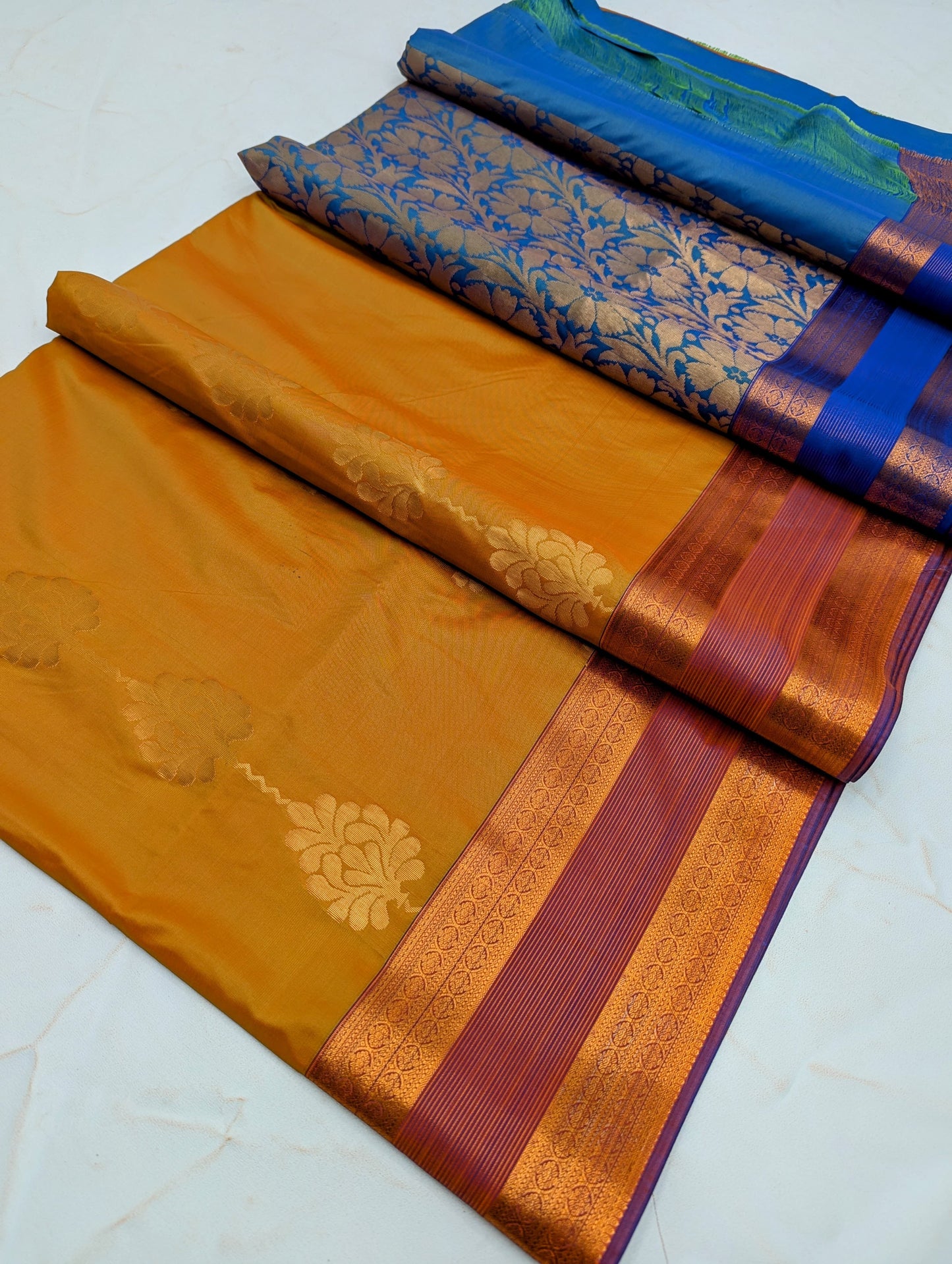 Fancy Border SOFT SILK Sarees _