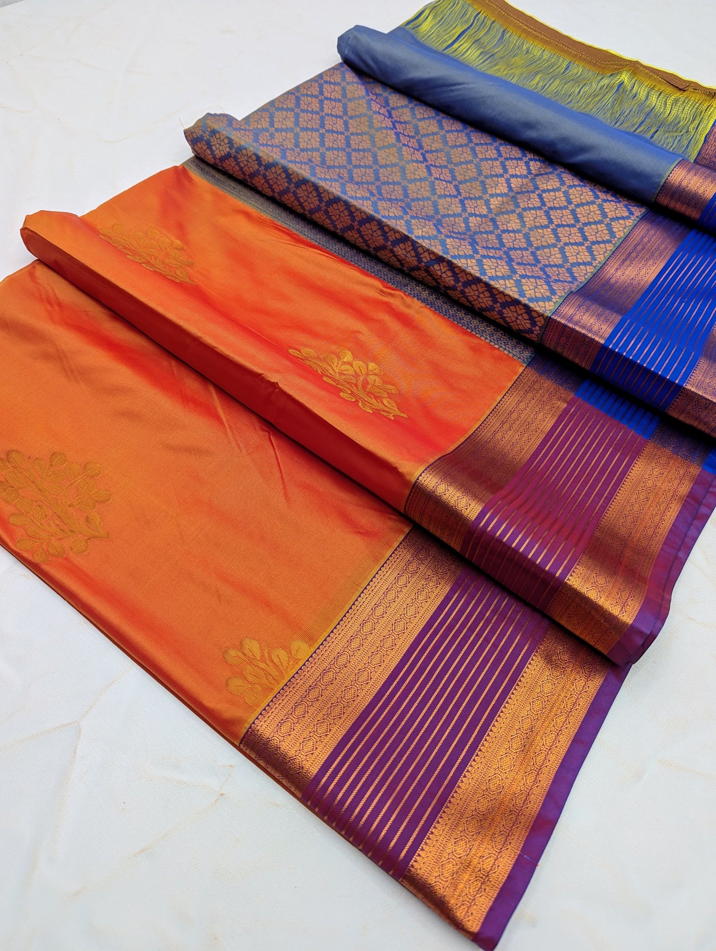 Fancy Border SOFT SILK Sarees _