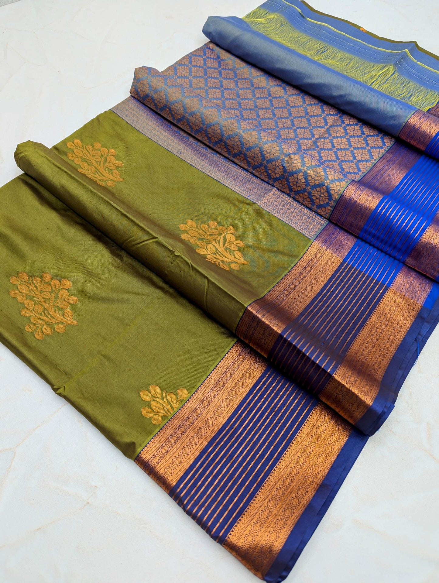 Fancy Border SOFT SILK Sarees _