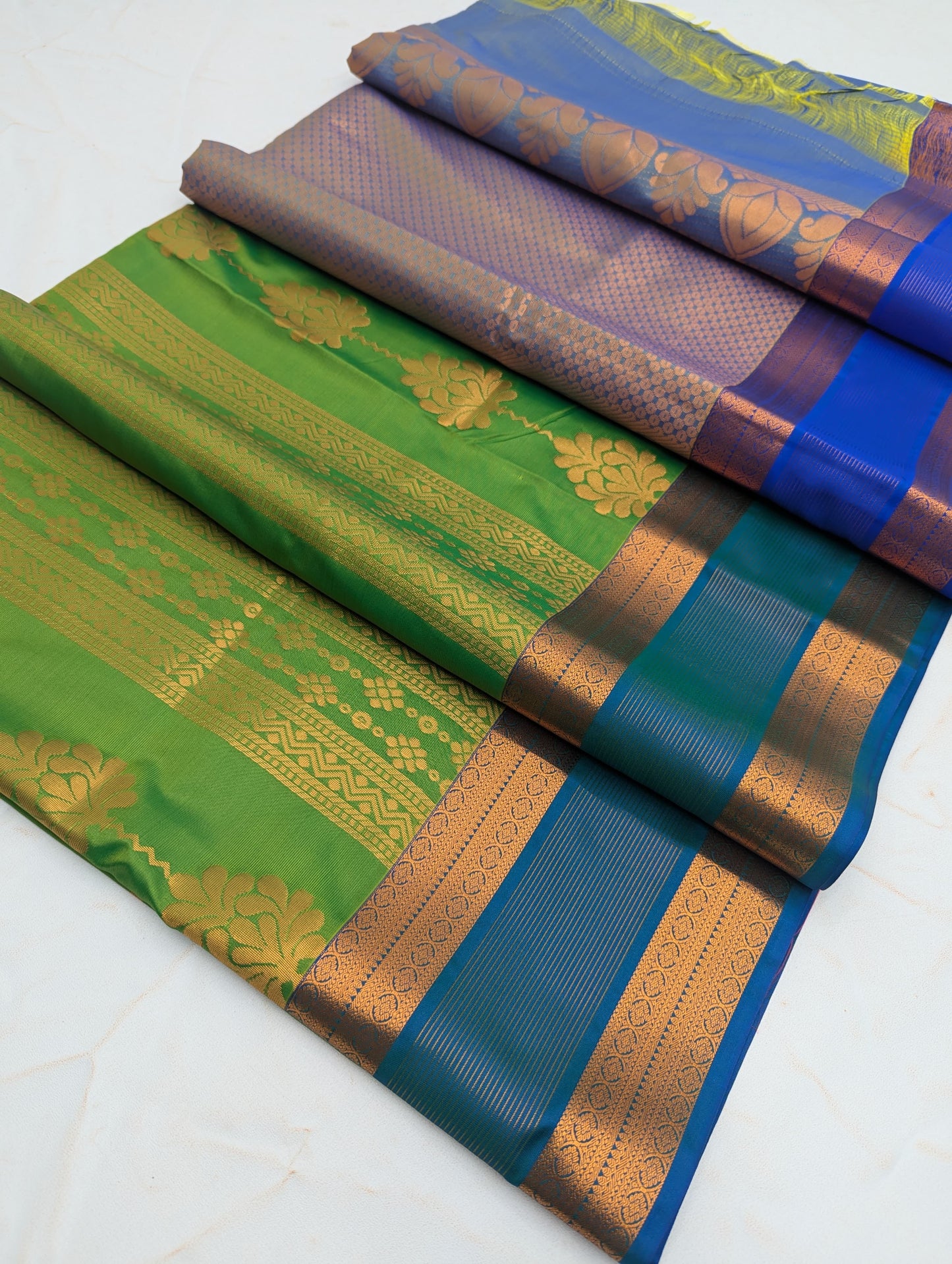 Fancy Border SOFT SILK Sarees _