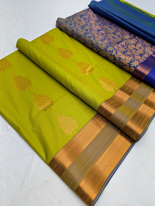 Fancy Border SOFT SILK Sarees _