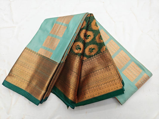 Fancy Border SOFT SILK Saree