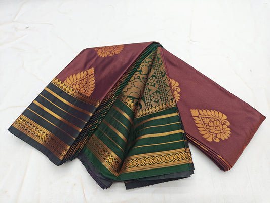 Fancy Border SOFT SILK Sarees