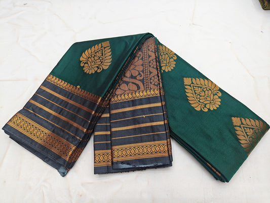 Fancy Border SOFT SILK Sarees