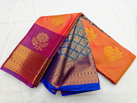 Fancy Border SOFT SILK Sarees