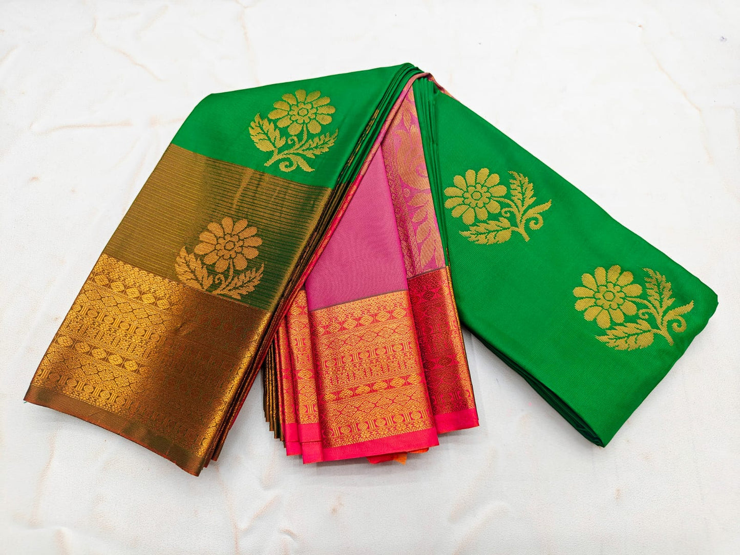 Fancy Border SOFT SILK Sarees