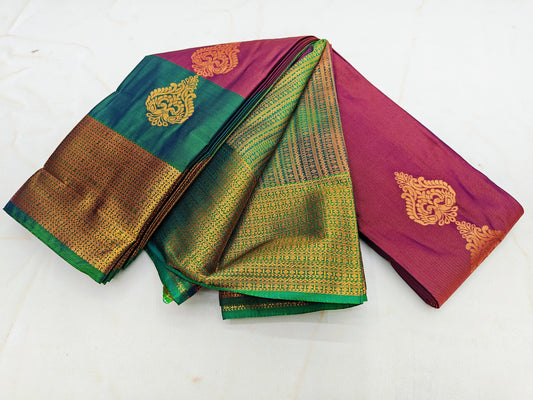 Fancy Border SOFT SILK Sarees