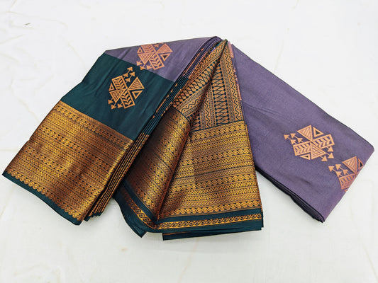 Fancy Border SOFT SILK Sarees