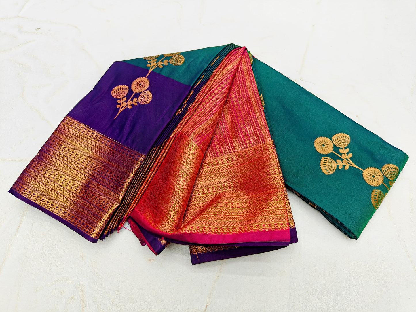 Fancy Border SOFT SILK Sarees