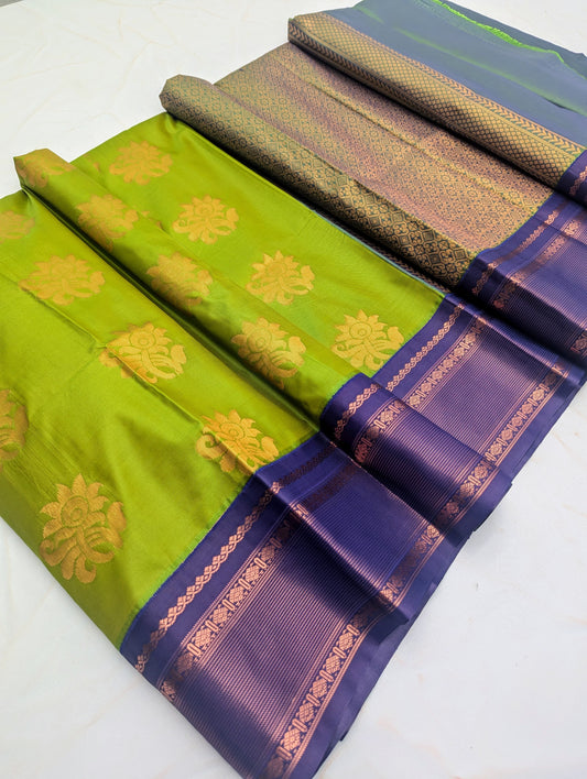 _Fancy KUTTU Border SOFT SILK Sarees _🌺