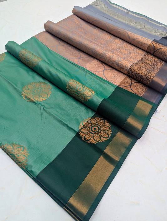 _Fancy Border SOFT SILK Sarees