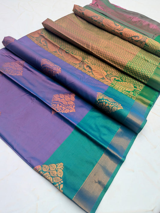 _Fancy Border SOFT SILK Sarees