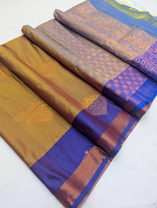 _Fancy Border SOFT SILK Sarees