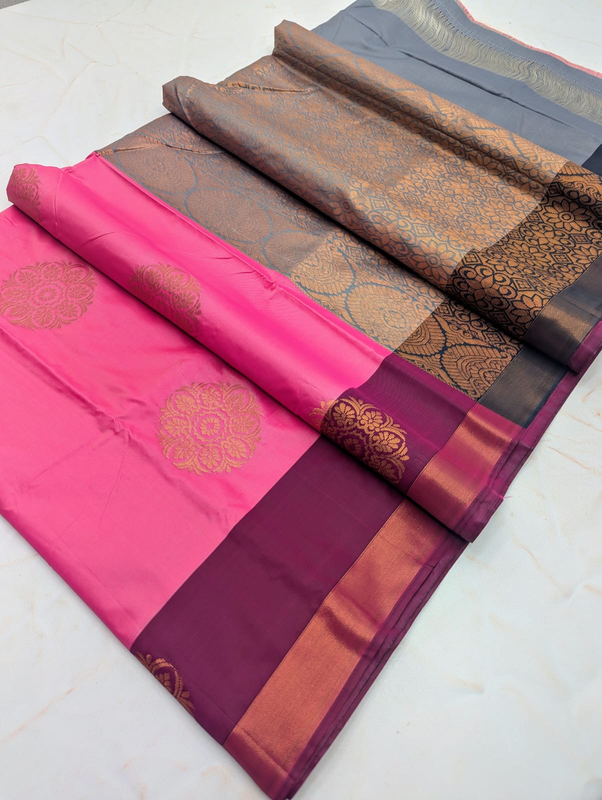 _Fancy Border SOFT SILK Sarees