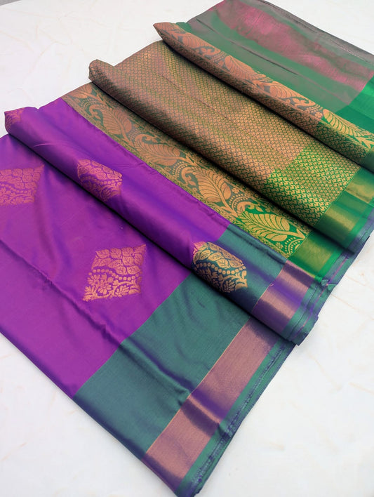 _Fancy Border SOFT SILK Sarees