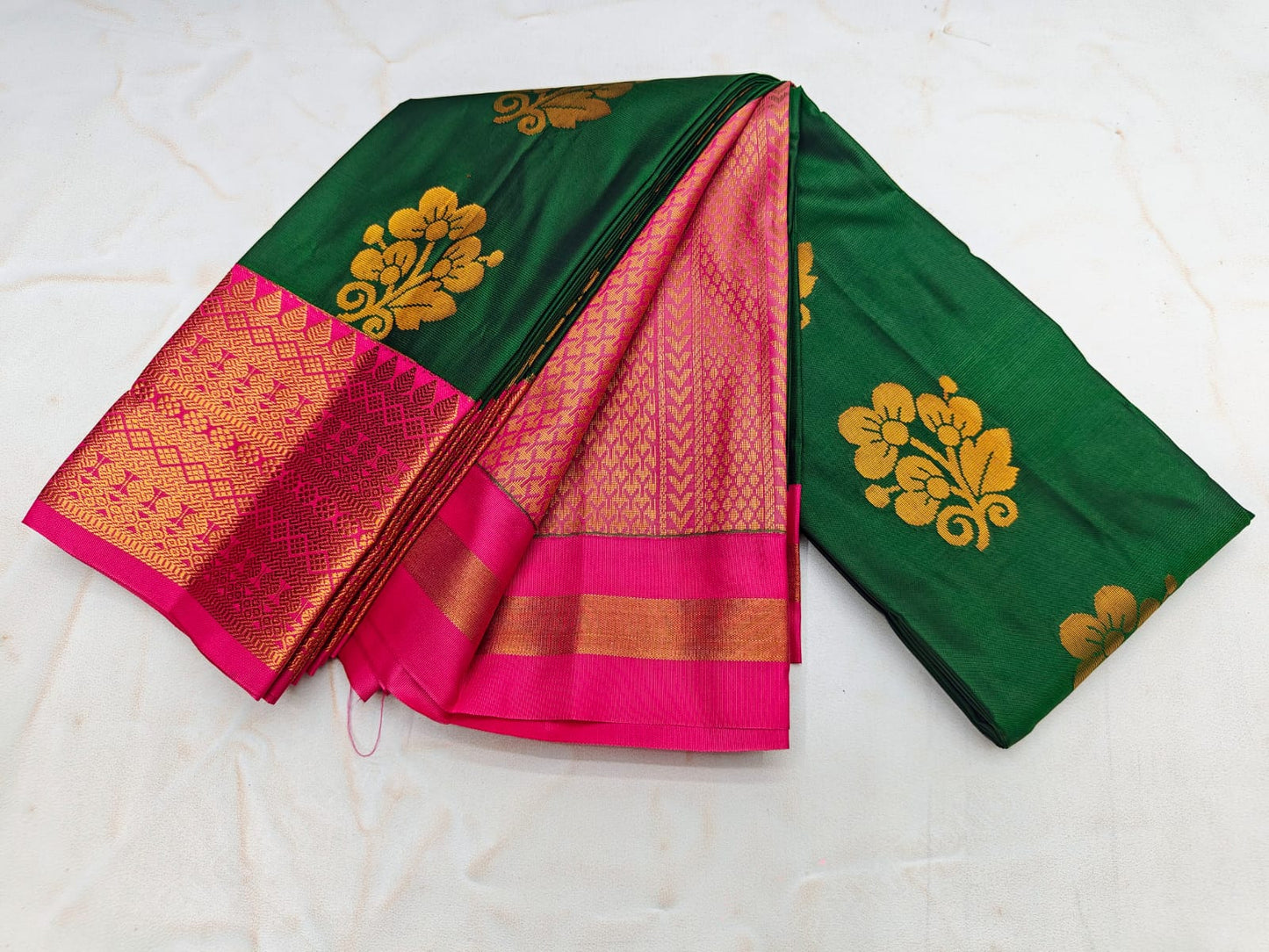 _Fancy Kuttu Border SOFT SILK Sarees