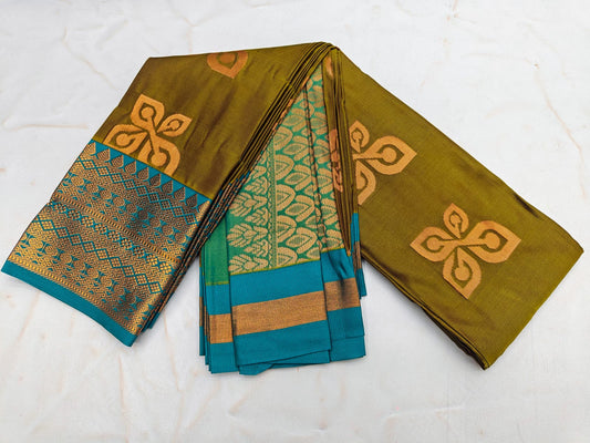 _Fancy Kuttu Border SOFT SILK Sarees