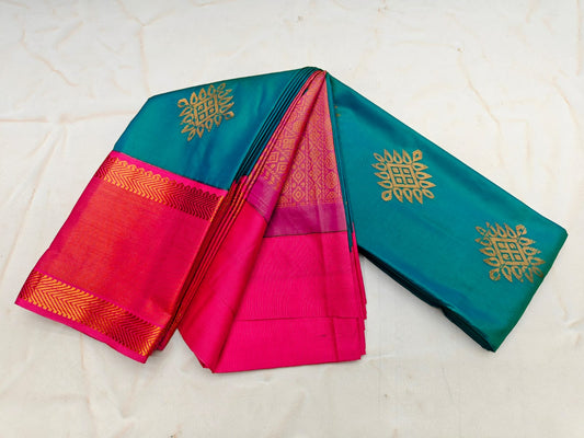 _Fancy Kuttu Border SOFT SILK Sarees