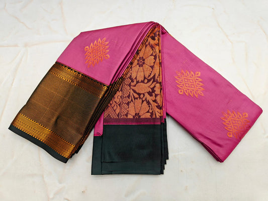 _Fancy Kuttu Border SOFT SILK Sarees