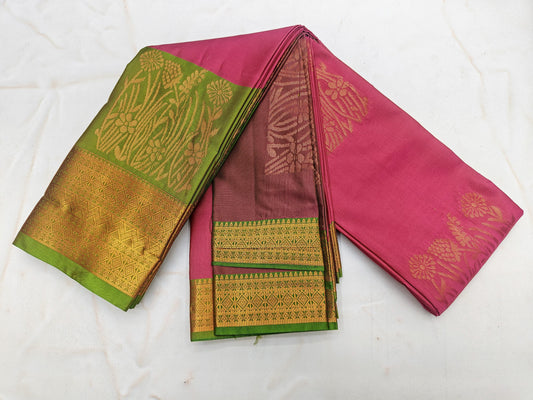 Fancy Kuttu Border SOFT SILK Sarees