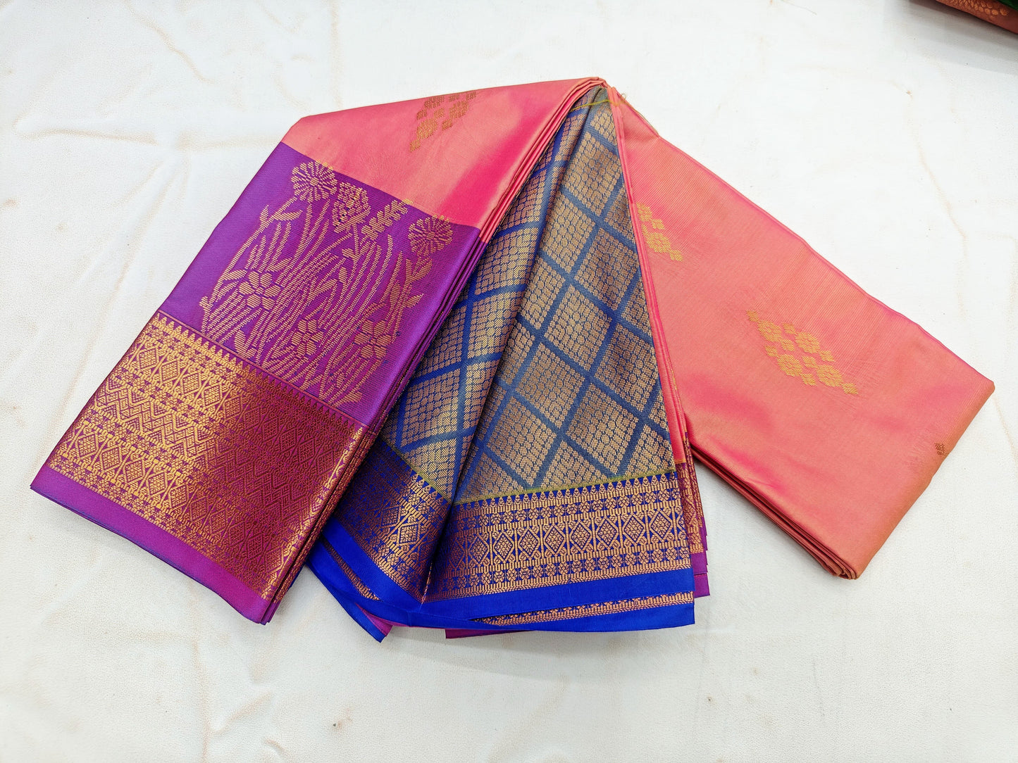 Fancy Kuttu Border SOFT SILK Sarees