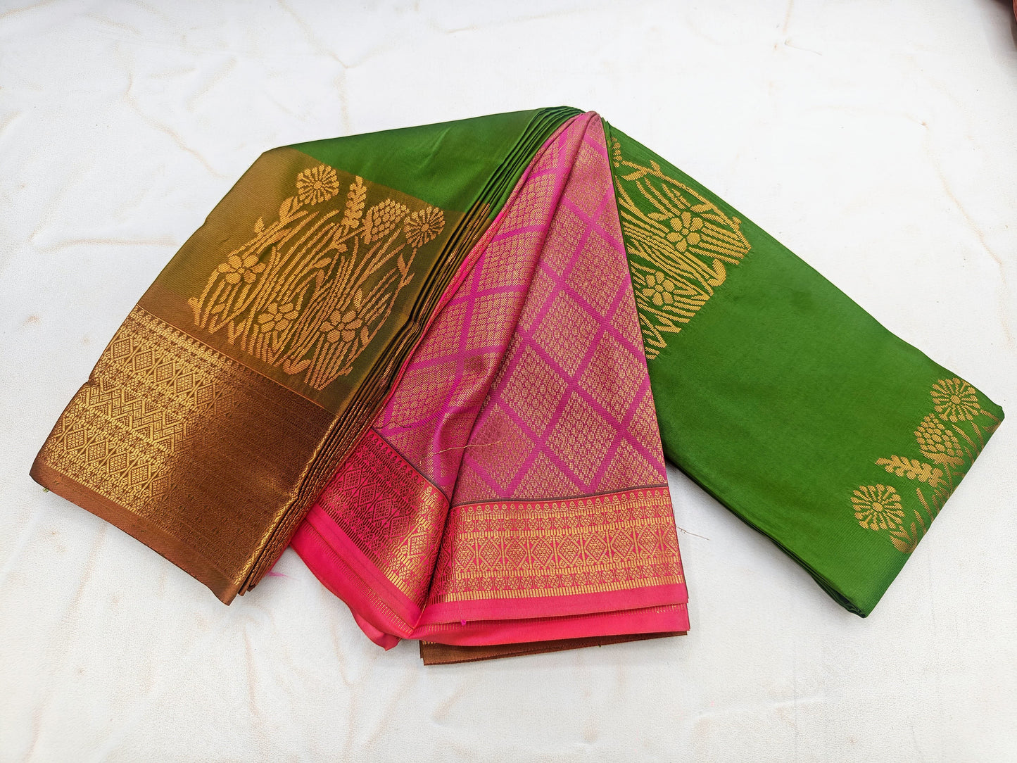 Fancy Kuttu Border SOFT SILK Sarees