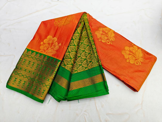 Fancy KUTTU Border SOFT SILK Sarees