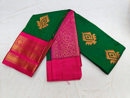 Fancy KUTTU Border SOFT SILK Sarees